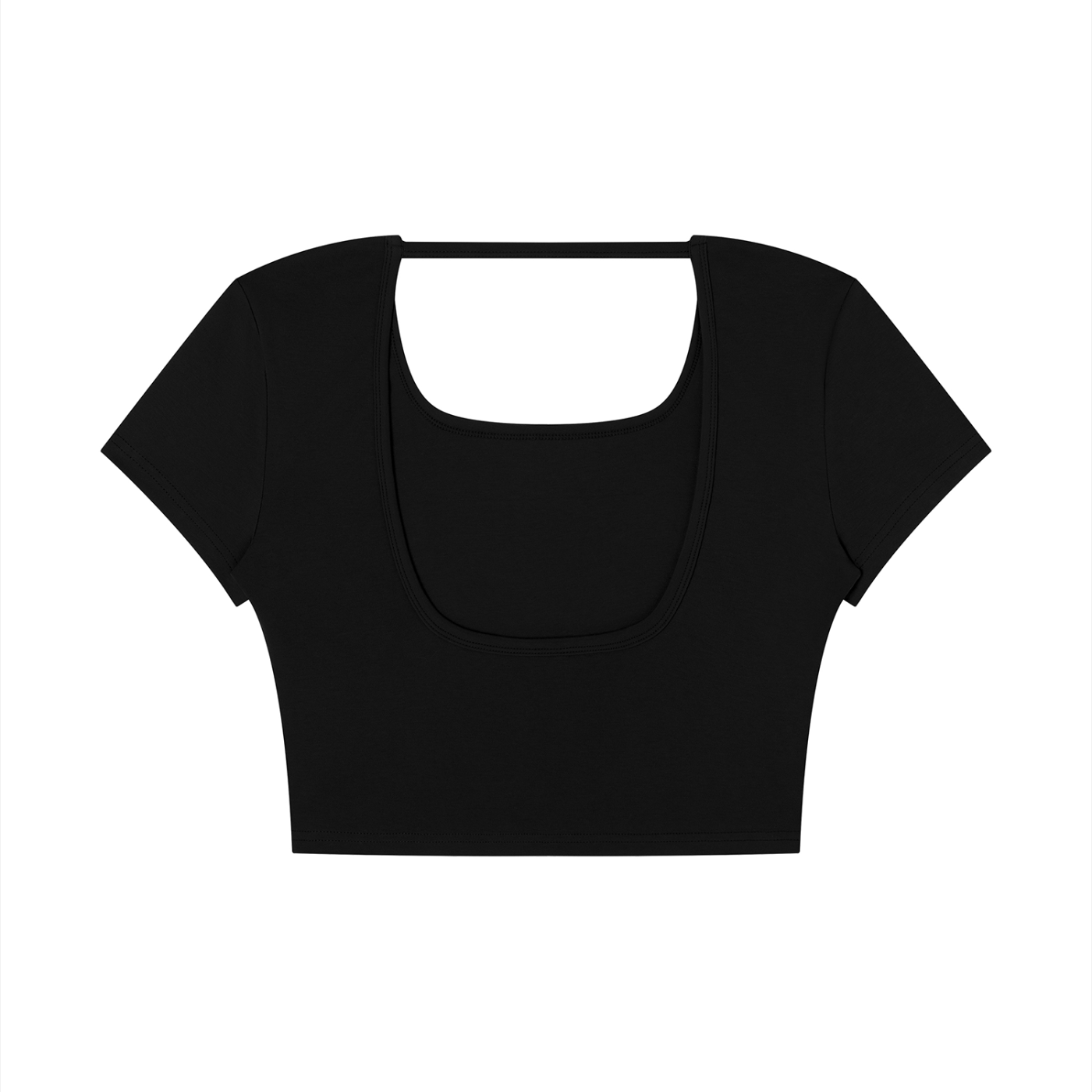 AfroDziak Women's Square Neck Crop T-Shirt