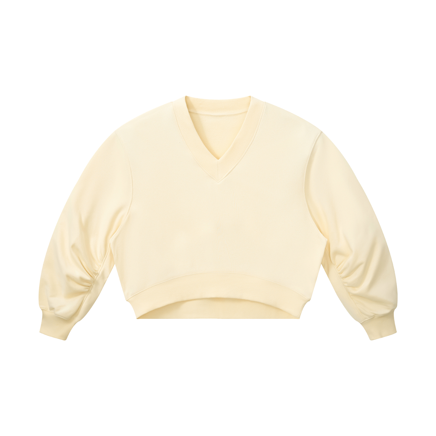 Women’s Crop V-Neck Sweatshirt