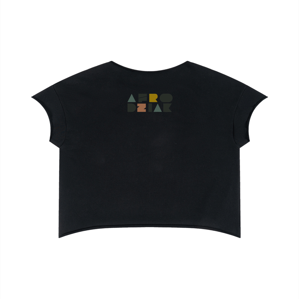 AfroDziak Unisex Heavyweight Boxy Raw Edge T-Shirt