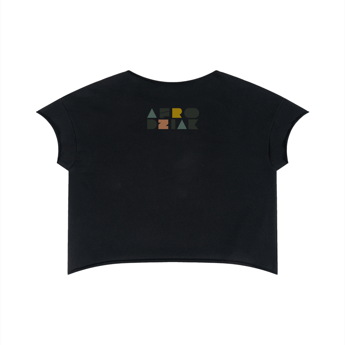 AfroDziak Unisex Heavyweight Boxy Raw Edge T-Shirt