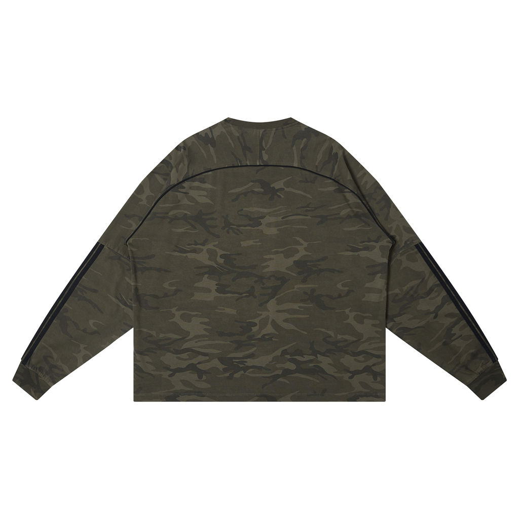 AfroDziak Unisex Camo Loose Long Sleeve T-Shirt