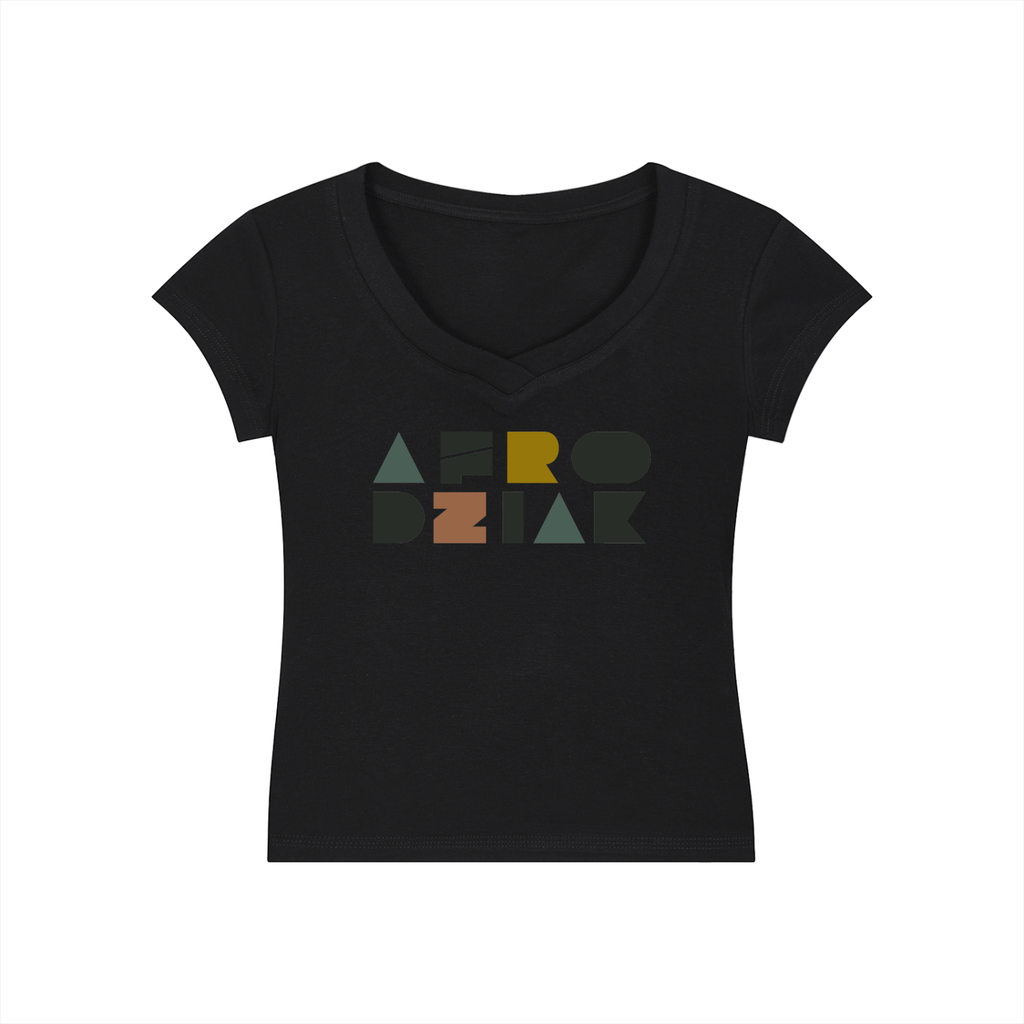 AfroDziak V-Neck Bodycon T-Shirt