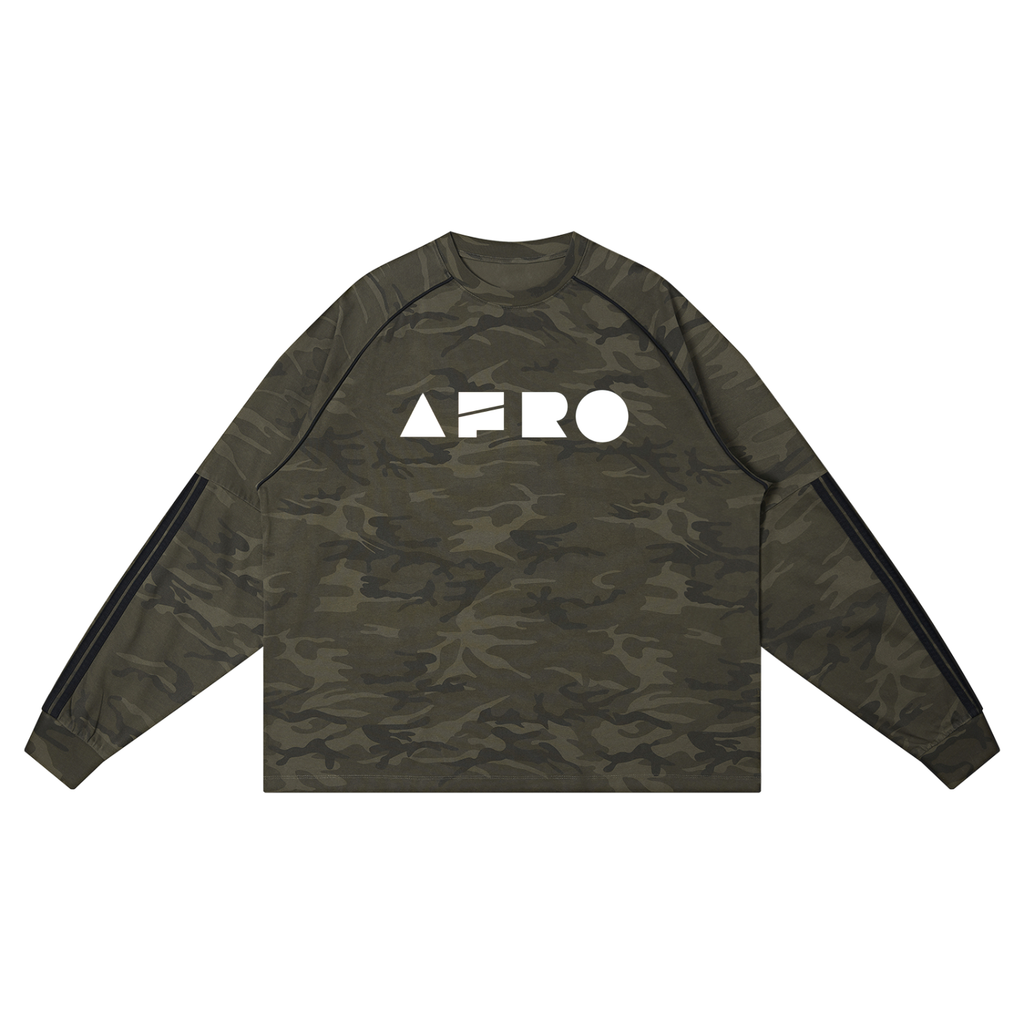 Unisex Camo Loose Long Sleeve T-Shirt