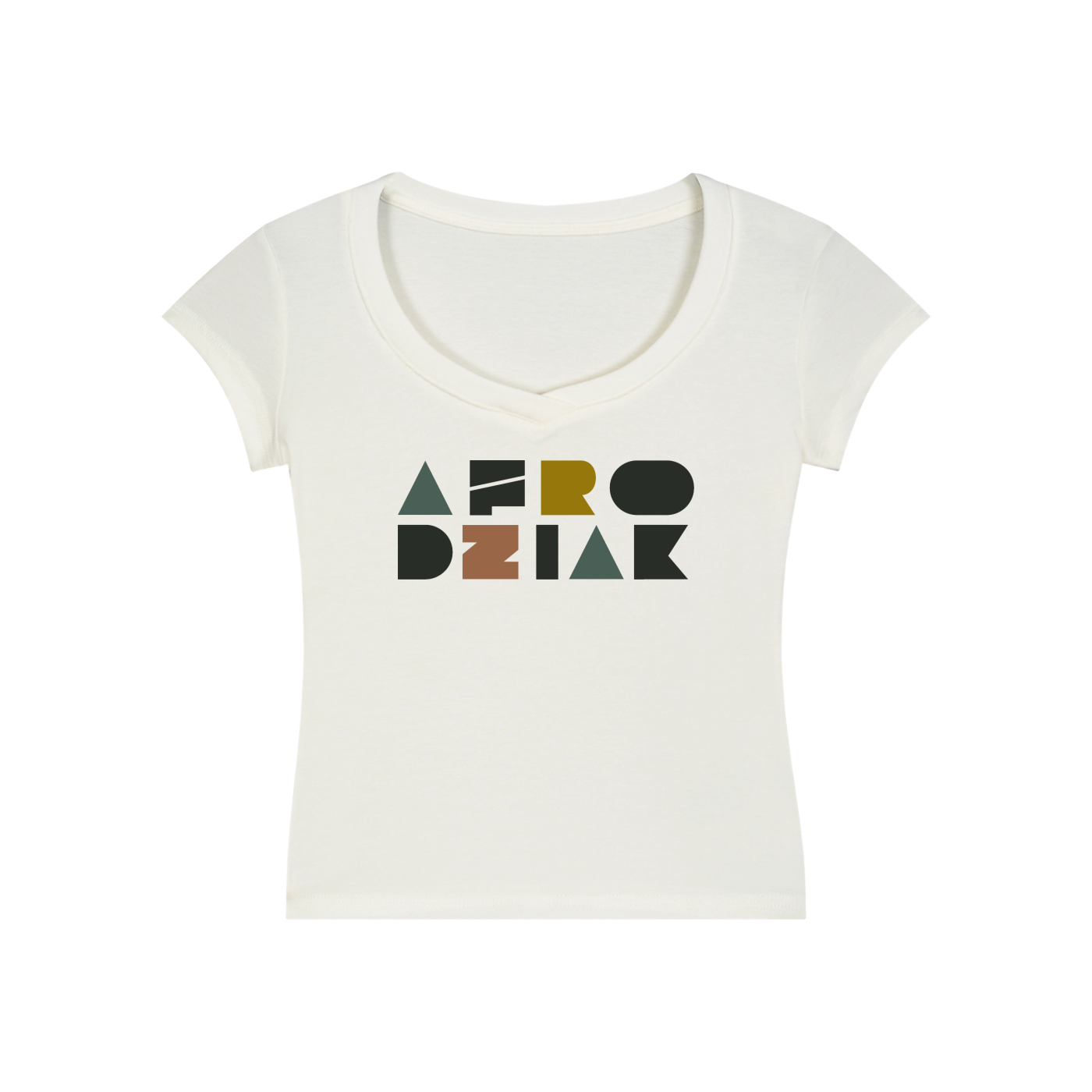 AfroDziak V-Neck Bodycon T-Shirt