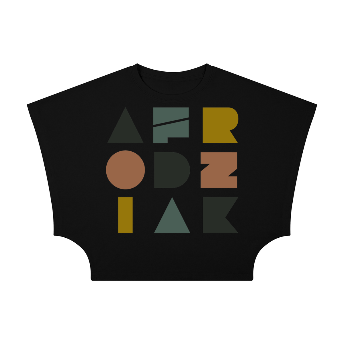 AfroDziak Women's Cropped Dolman T-Shirt