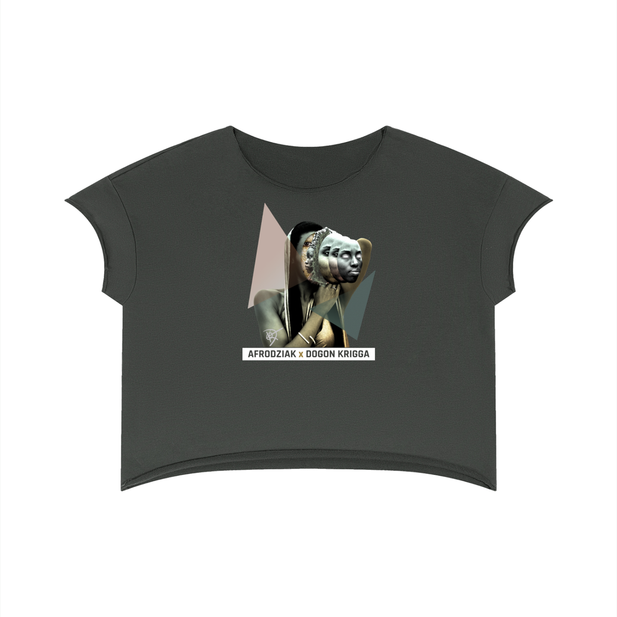 AfroDziak Unisex Heavyweight Boxy Raw Edge T-Shirt