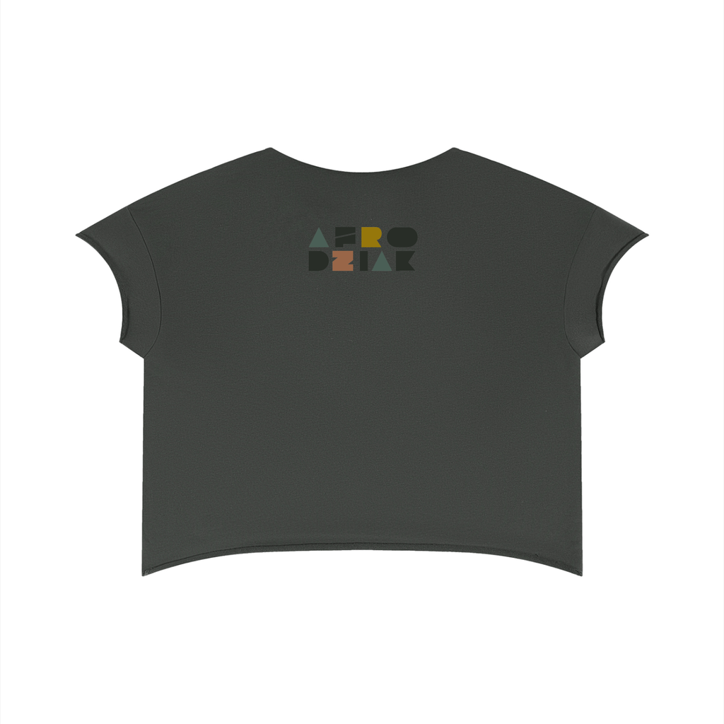 AfroDziak Unisex Heavyweight Boxy Raw Edge T-Shirt