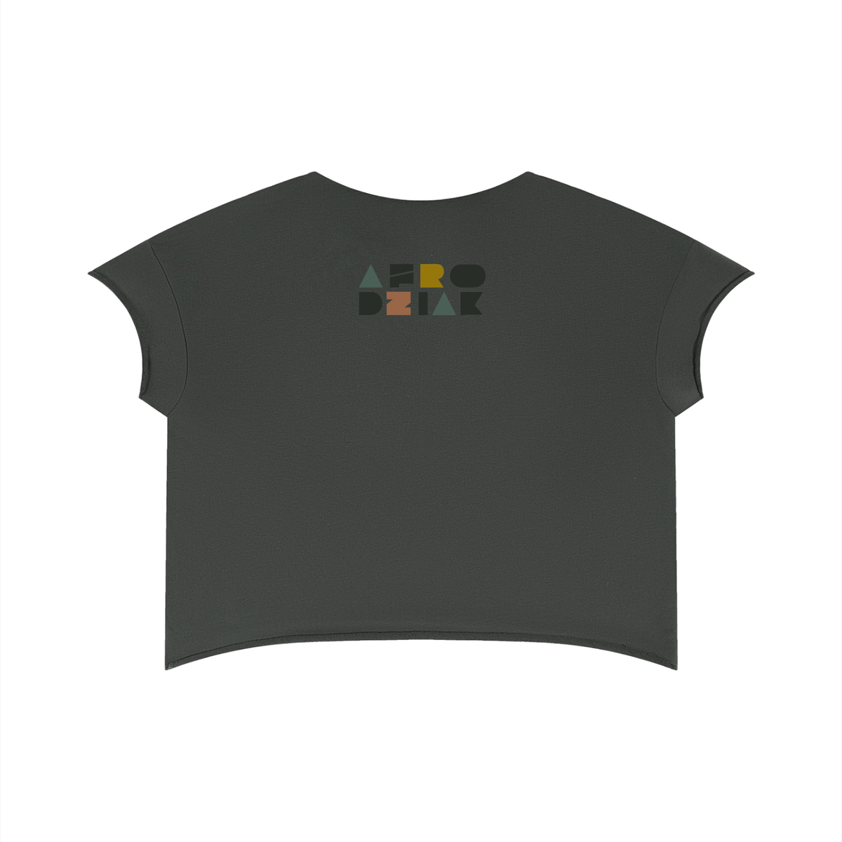 AfroDziak Unisex Heavyweight Boxy Raw Edge T-Shirt