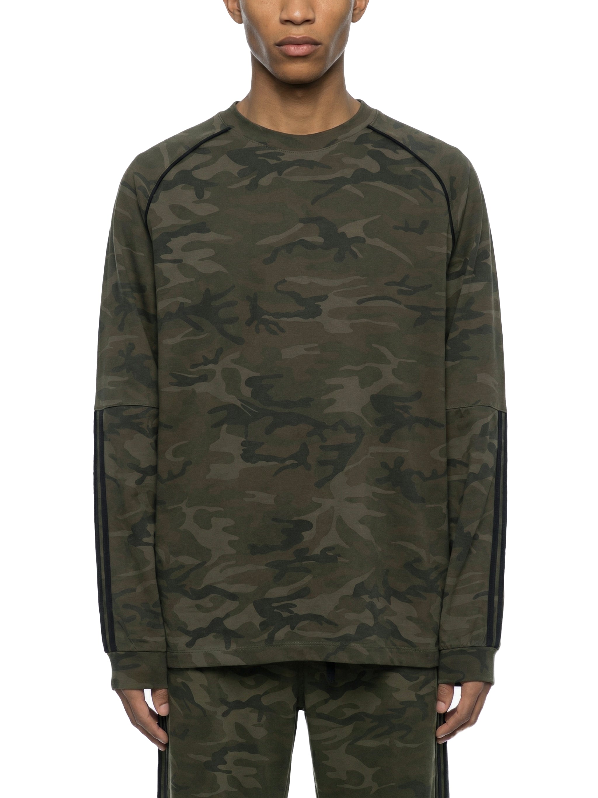 AfroDziak Unisex Camo Loose Long Sleeve T-Shirt